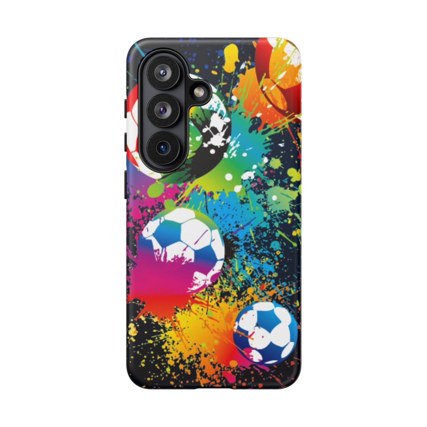 Footballer's Phone Case: Vibrant Case for iPhone, Samsung Galaxy and Google Pixel devices