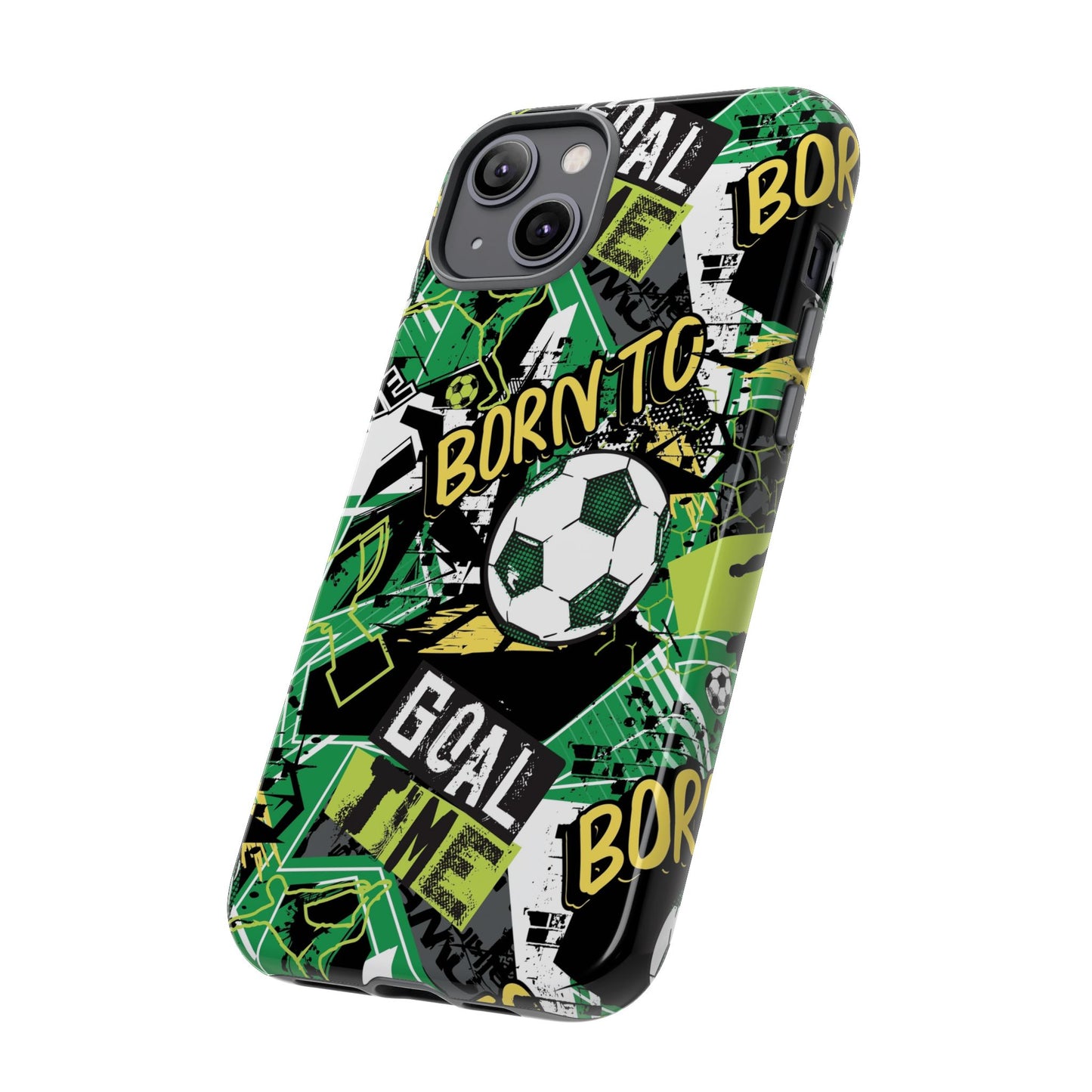 Born to Goal: Football-inspired phone case for iPhone and Samsung Galaxy