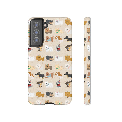 Cute Dogs: Tough Case for iPhone, Samsung Galaxy and Google Pixel devices