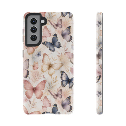 Butterfly Pastels Phone Case: Tough Case for iPhone and Samsung Galaxy devices