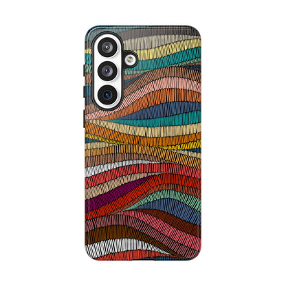 Threaded Harmony: Tapestry-inspired Phone Case for iPhone, Samsung Galaxy and Google Pixel devices