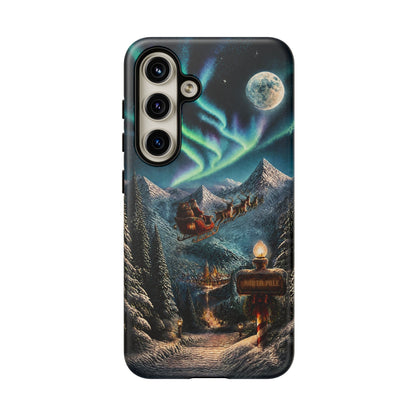 Santa Claus North Pole Adventure: Christmas Themed Phone Case for iPhone, Samsung Galaxy and Google Pixel devices