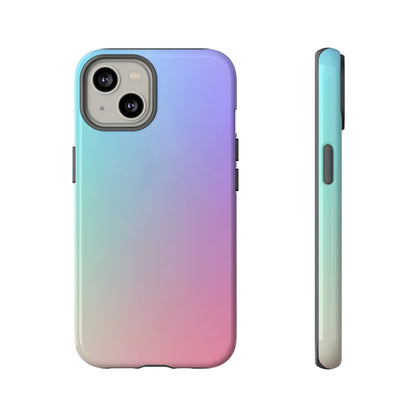Cotton Candy: Quadcolor Pastel Gradient Tough Case for iPhone, Samsung Galaxy and Google Pixel devices