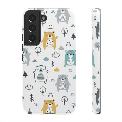 Bear Friends: Cute Phone Case for iPhone, Samsung Galaxy and Google Pixel devices