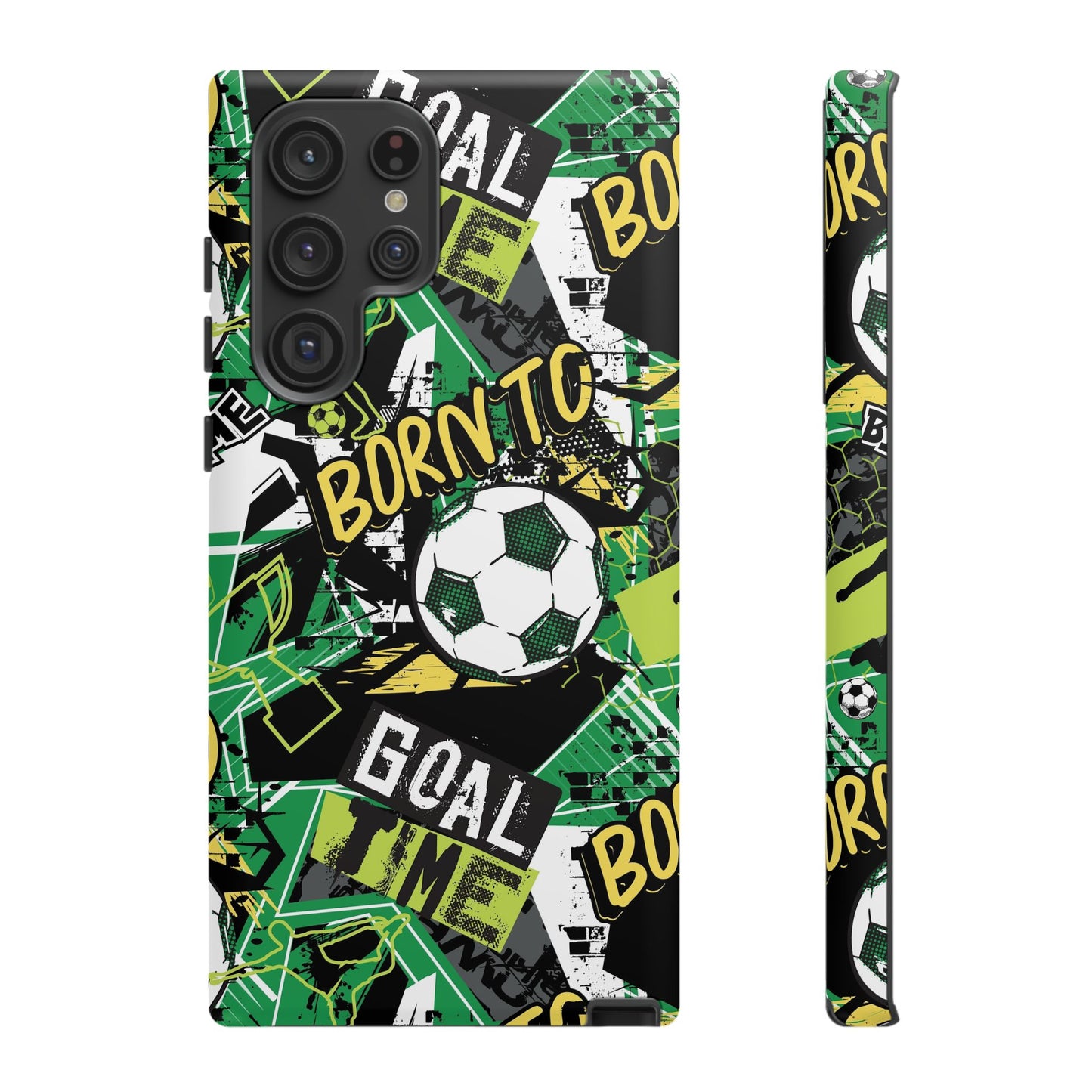 Born to Goal: Football-inspired phone case for iPhone and Samsung Galaxy