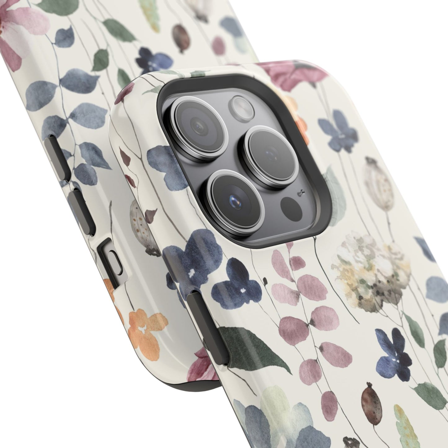 Floral prints phone case for iPhone (MagSafe version)