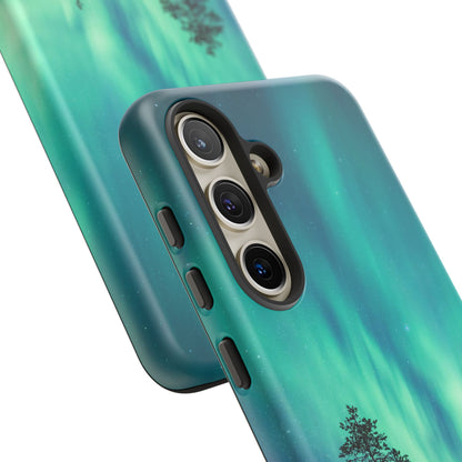 Show Them What You're Worth: Aurora Borealis-Inspired phone case for iPhone, Samsung Galaxy and Pixel devices