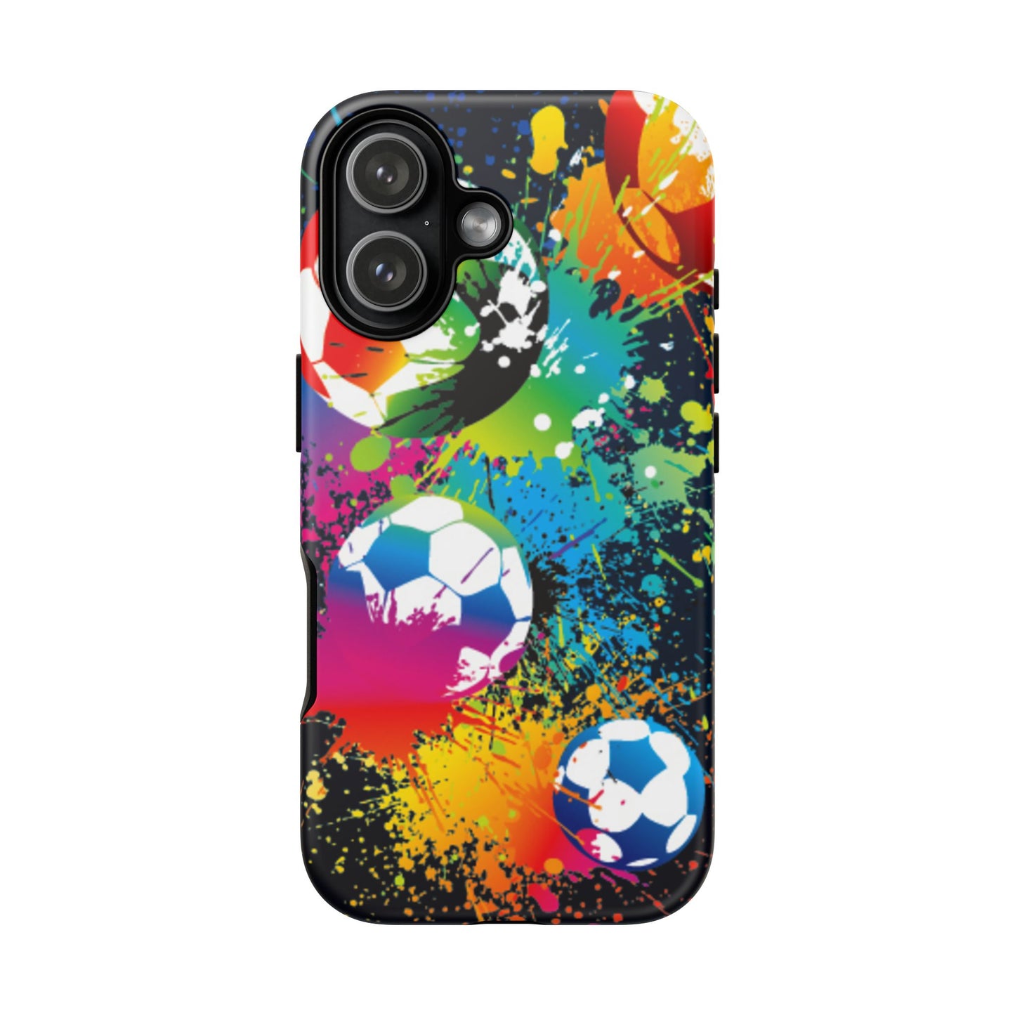 Footballer's Phone Case: Vibrant Case for iPhone, Samsung Galaxy and Google Pixel devices