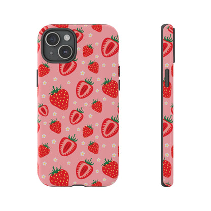 Berry Strawberry: Fruit-inspired phone case for iPhone, Samsung Galaxy and Google Pixel devices
