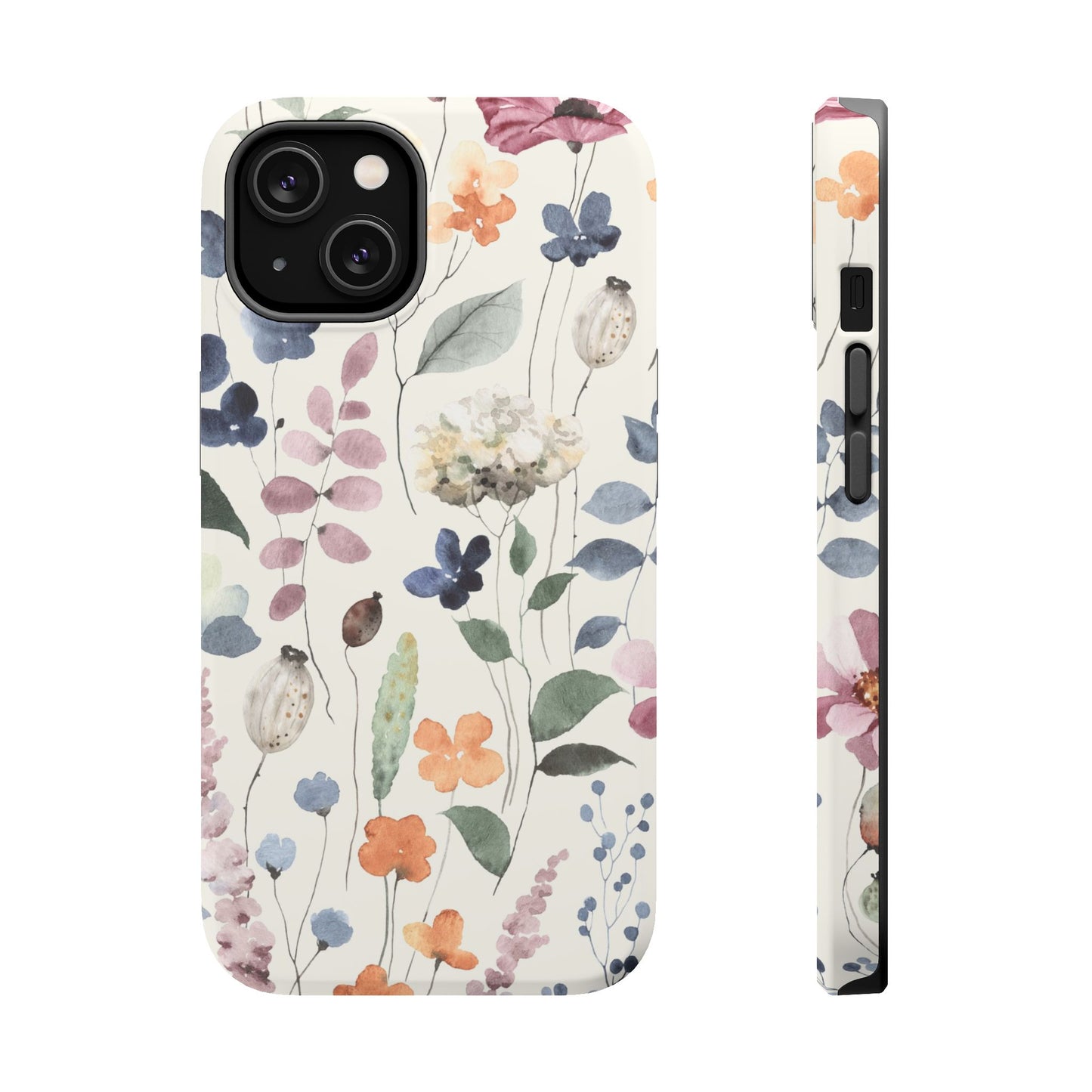 Floral prints phone case for iPhone (MagSafe version)