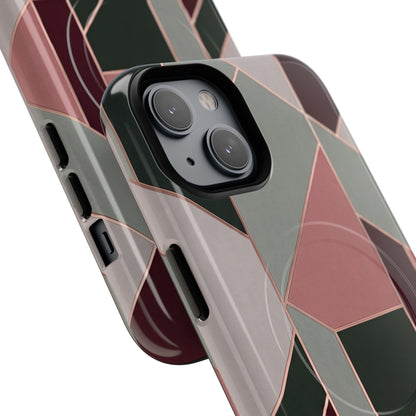 Geometric Luxe MagSafe Phone Case for iPhone