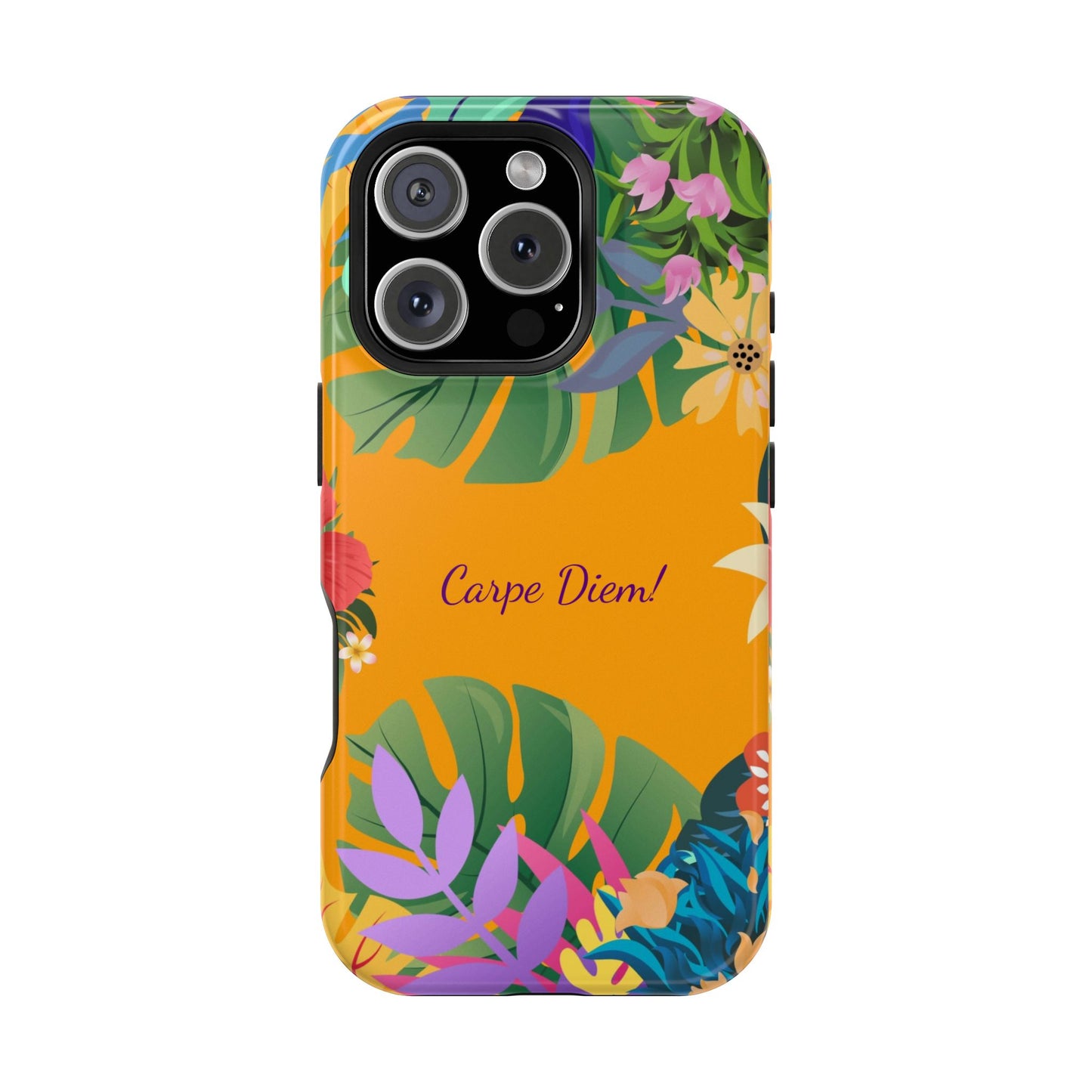 Carpe Diem: Colorful MagSafe Phone Case for iPhone