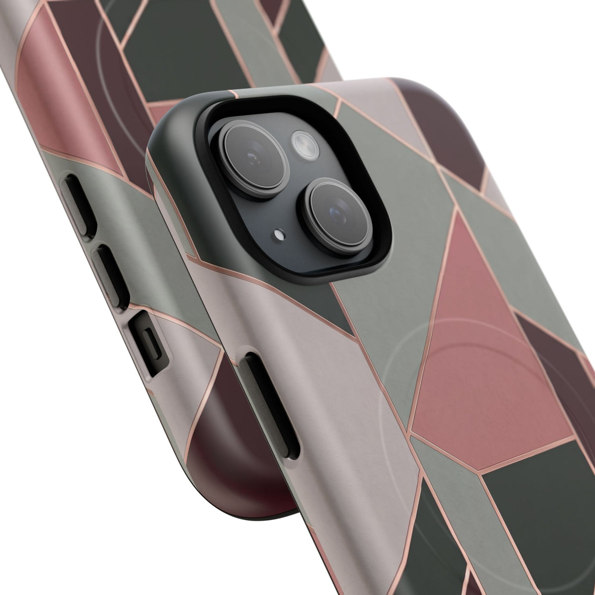 Geometric Luxe MagSafe Phone Case for iPhone