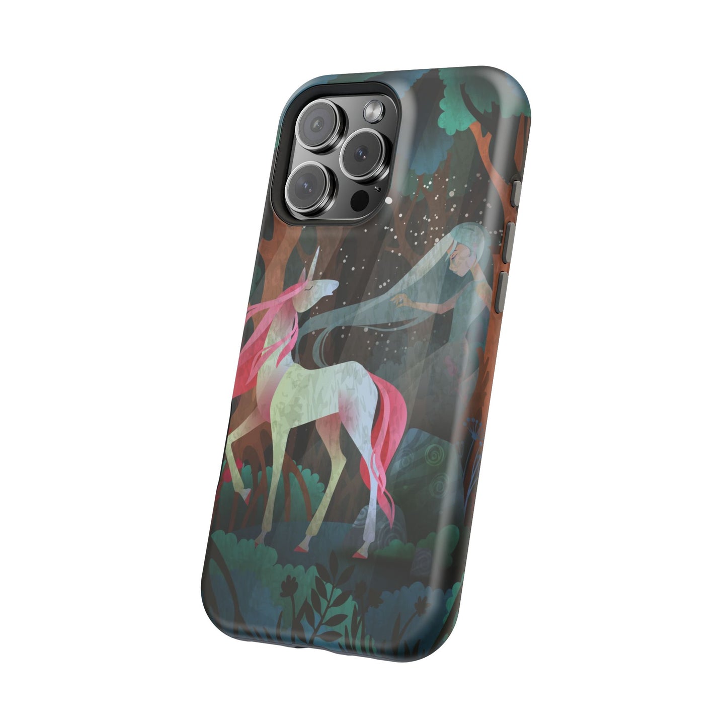 Fairy & Unicorn: Enchanted MagSafe Phone Case for iPhone