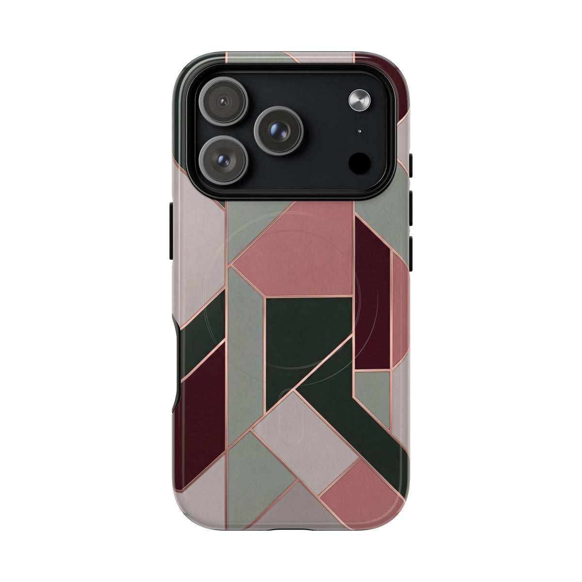 Geometric Luxe MagSafe Phone Case for iPhone