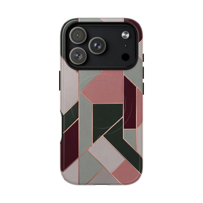 Geometric Luxe MagSafe Phone Case for iPhone