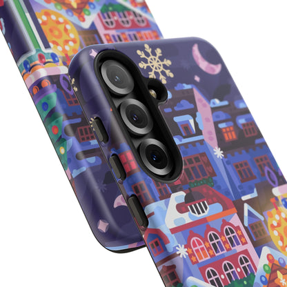 Christmas Fair in Old Town: Holiday-Themed case for iPhone, Samsung Galaxy and Google Pixel