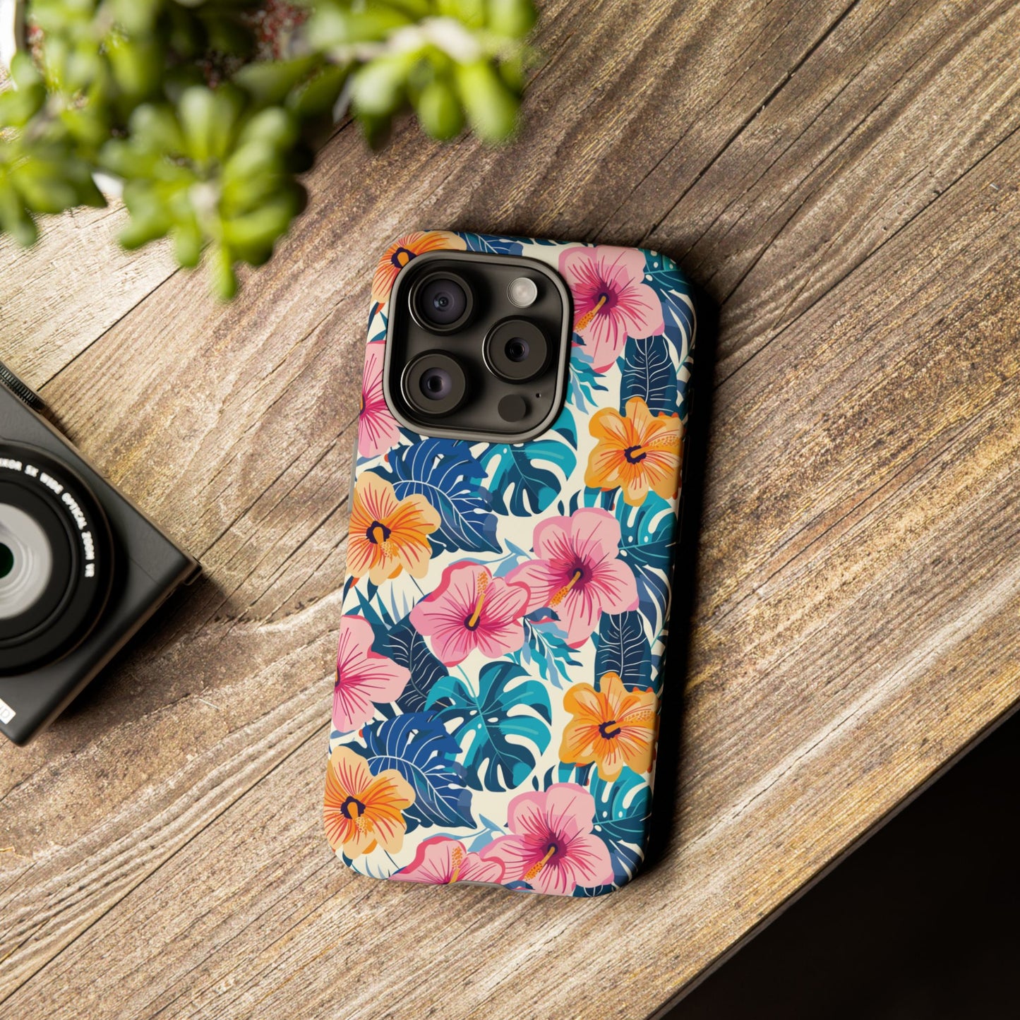 Hibiscus: Cute Floral Phone Case for iPhone, Samsung and Google Pixel