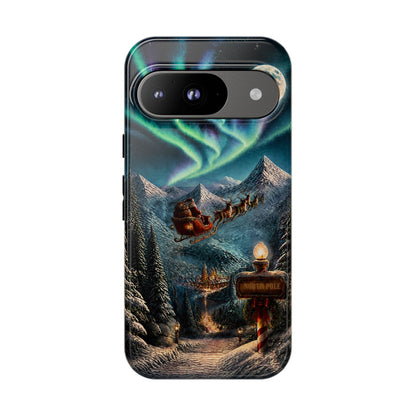 Santa Claus North Pole Adventure: Christmas Themed Phone Case for iPhone, Samsung Galaxy and Google Pixel devices