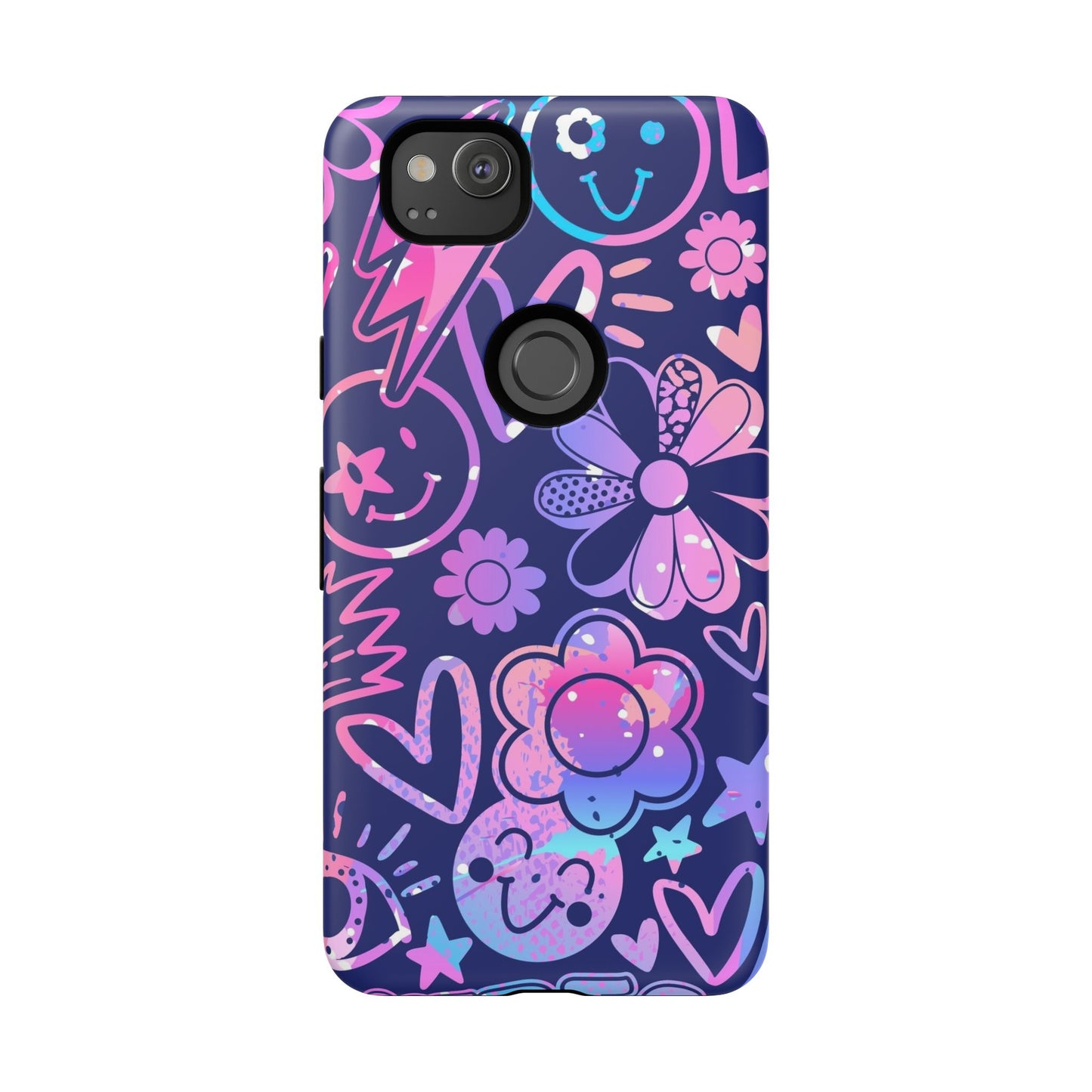 Live Inspired: Purple Tough Case for iPhone, Samsung Galaxy and Google Pixel devices