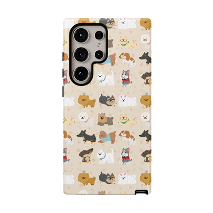 Cute Dogs: Tough Case for iPhone, Samsung Galaxy and Google Pixel devices