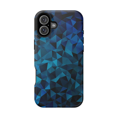 Blue Diamonds (MagSafe version): Elegant phone case for iPhone