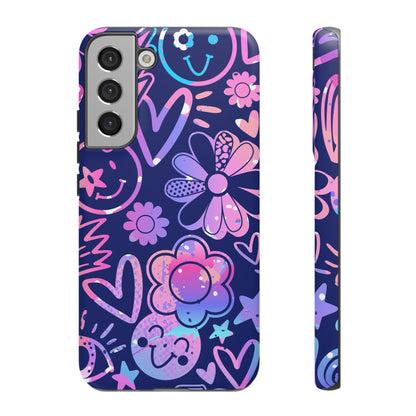 Live Inspired: Purple Tough Case for iPhone, Samsung Galaxy and Google Pixel devices
