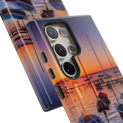 Fortune Favors the Bold: Sunset Sail Phone Case for iPhone, Samsung Galaxy and Google Pixel devices