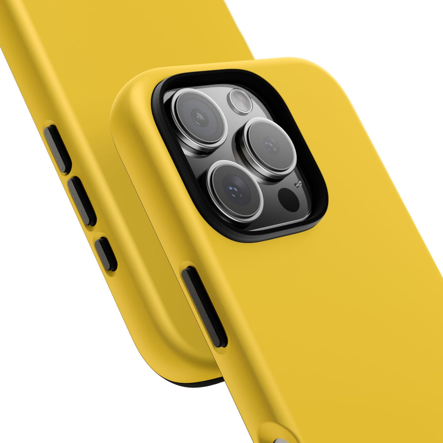 Luscious Yellow: Plain Sunburst-Inspired Color for iPhone, Samsung Galaxy and Google Pixel devices