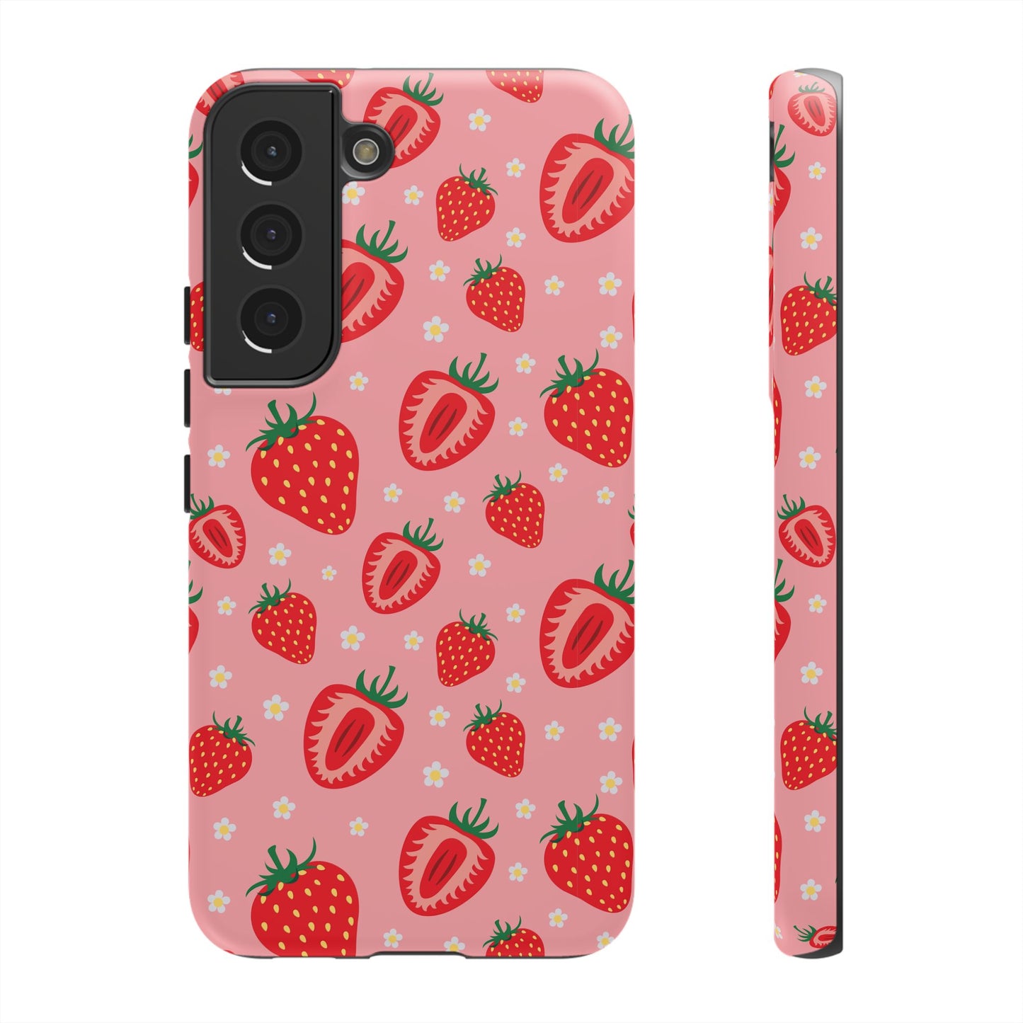 Berry Strawberry: Fruit-inspired phone case for iPhone, Samsung Galaxy and Google Pixel devices