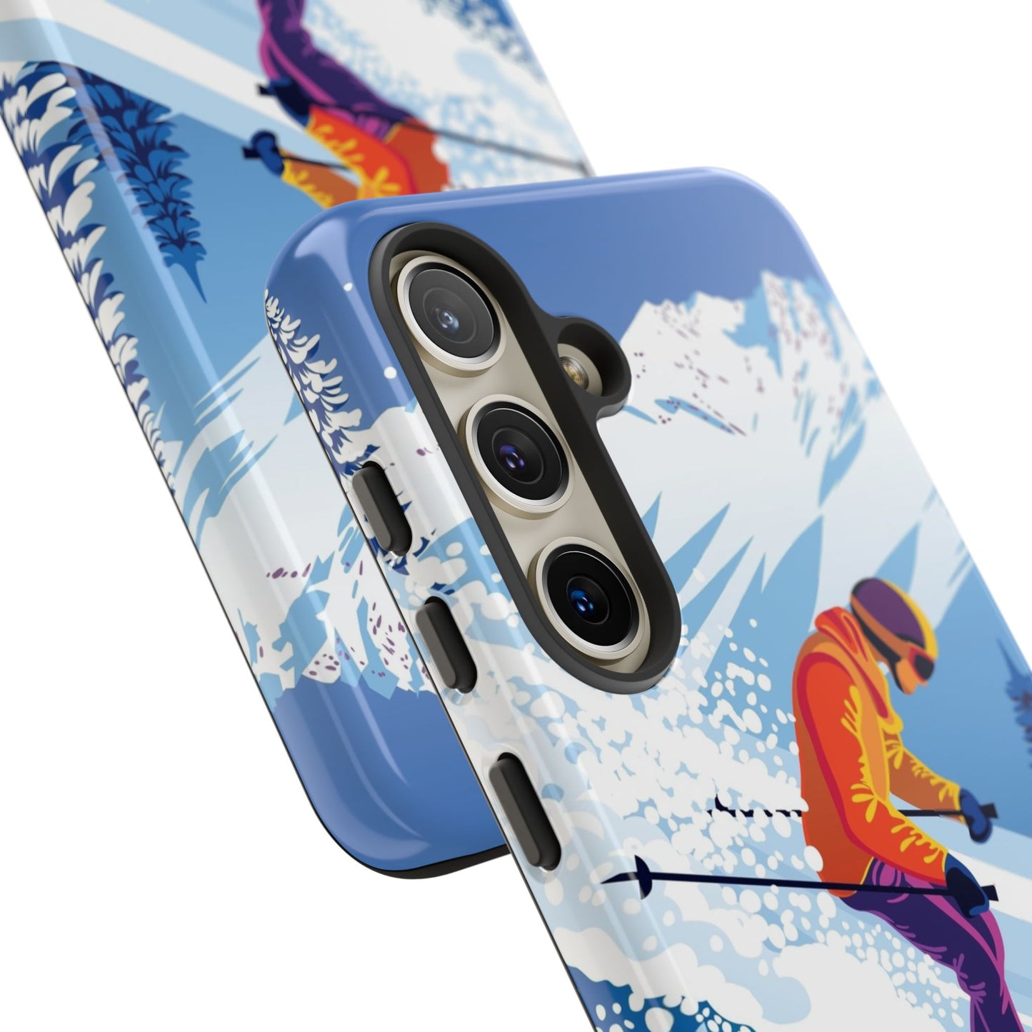 Glacier Rush: Ice Ski inspired phone case for iPhone, Samsung Galaxy and Google  Pixel devices