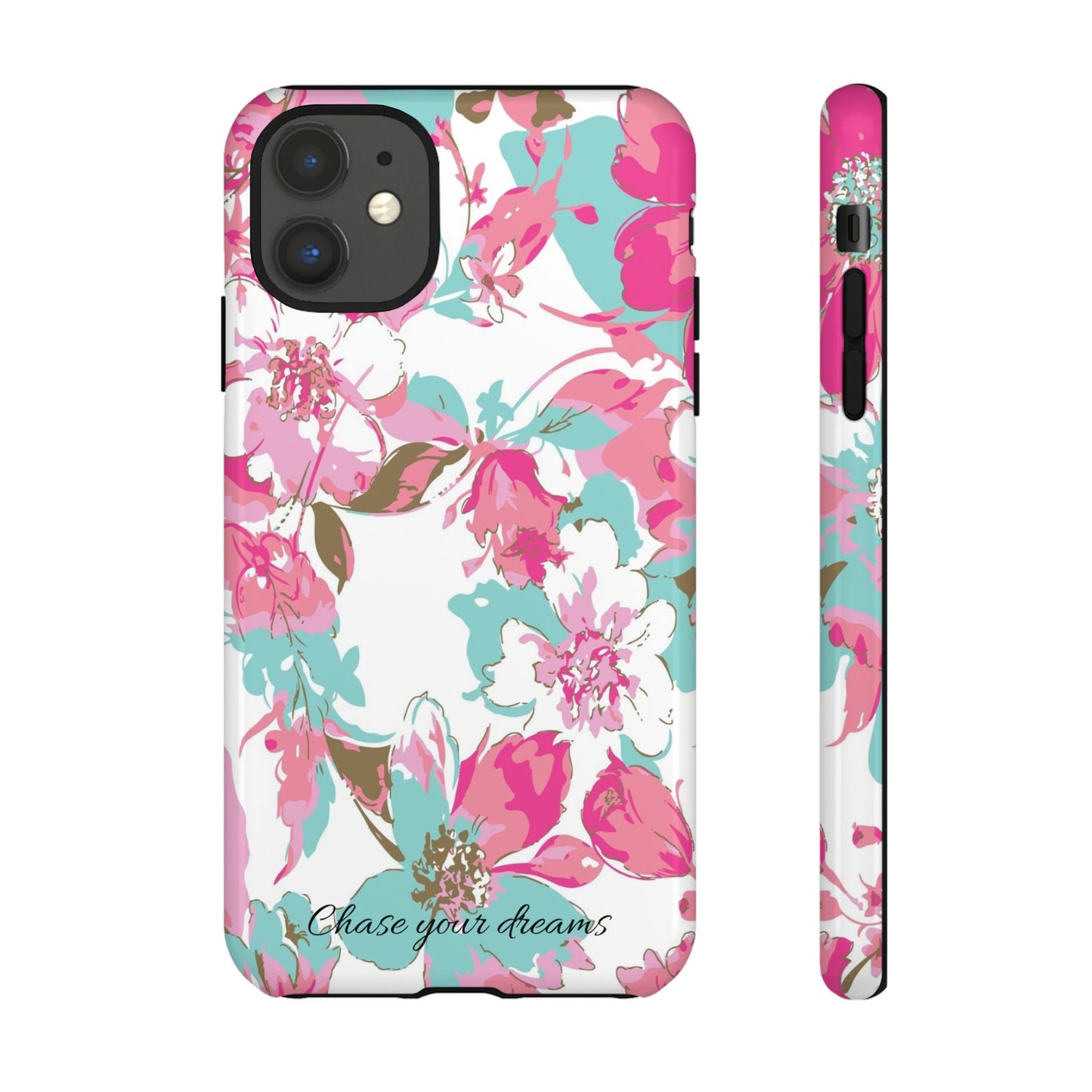 Chase your dreams: Artistic and elegant phone case for Apple iPhone, Samsung Galaxy and Pixel devices