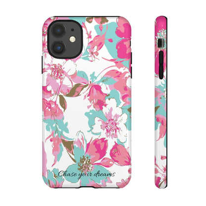 Chase your dreams: Artistic and elegant phone case for Apple iPhone, Samsung Galaxy and Pixel devices