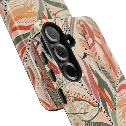 Terracotta Leaves Phone Case: Nature‑Inspired Art for iPhone, Samsung Galaxy and Google Pixel devices