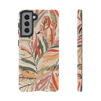 Terracotta Leaves Phone Case: Nature‑Inspired Art for iPhone, Samsung Galaxy and Google Pixel devices
