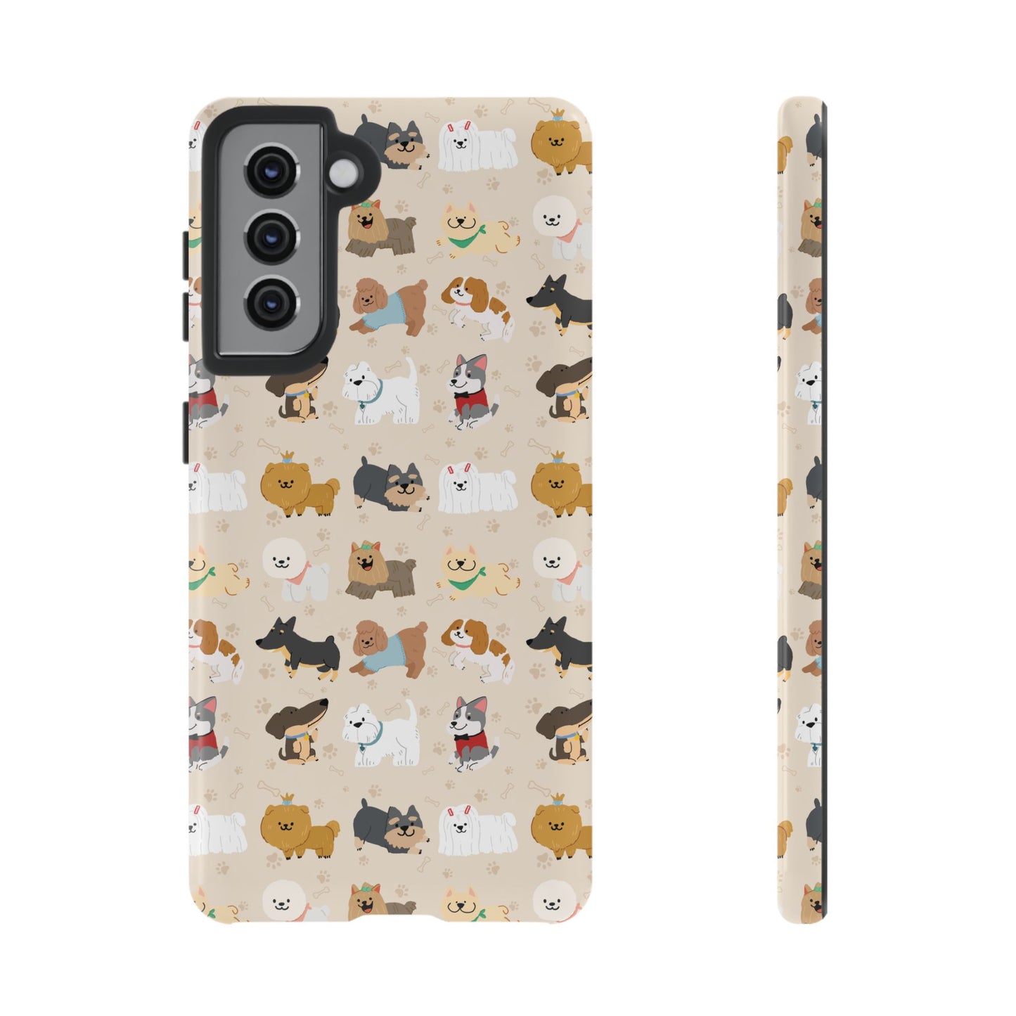 Cute Dogs: Tough Case for iPhone, Samsung Galaxy and Google Pixel devices