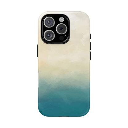 海と砂のグラデーションケース：iPhone、Galaxy、Google Pixelデバイス用ビーチ風スマホケース