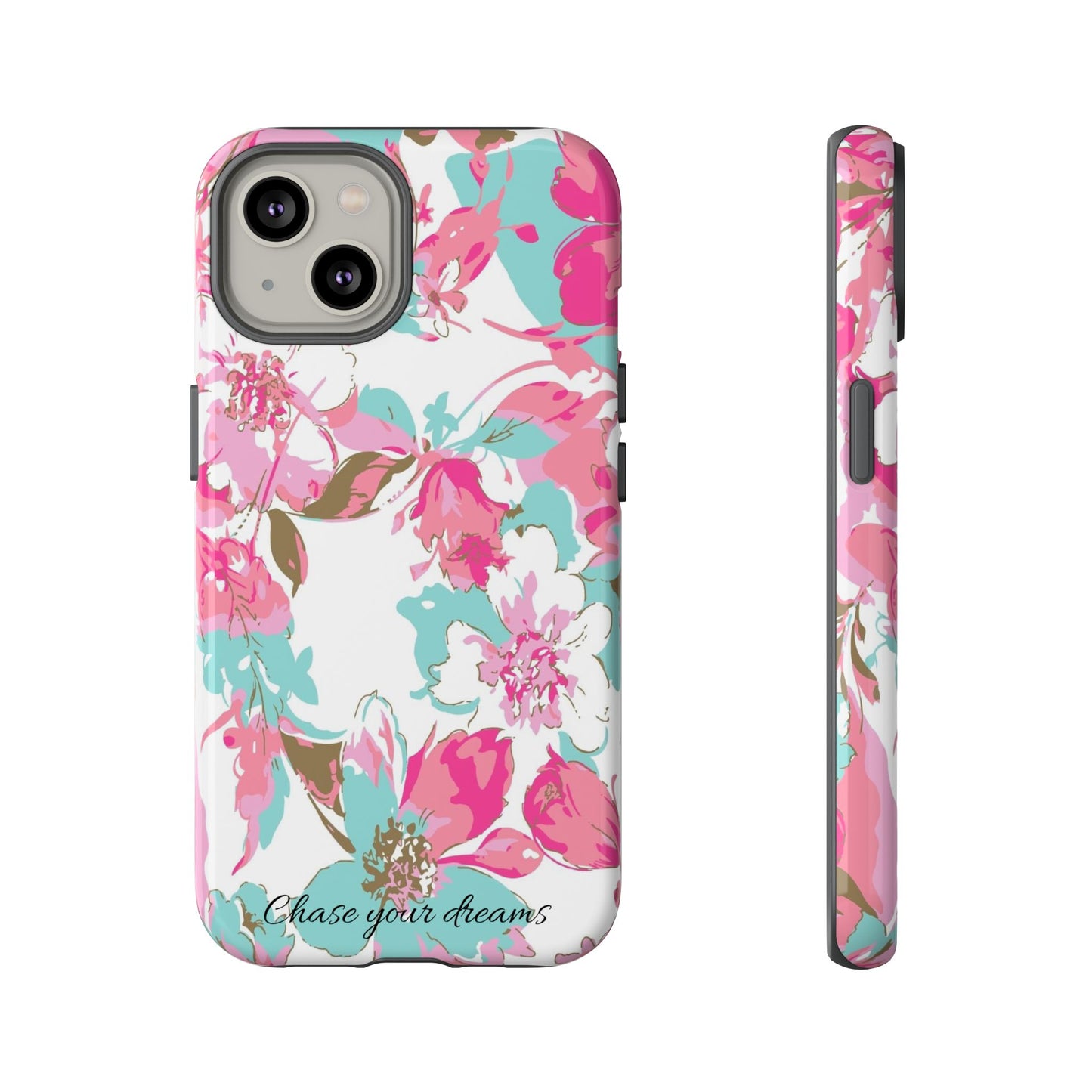 Chase your dreams: Artistic and elegant phone case for Apple iPhone, Samsung Galaxy and Pixel devices
