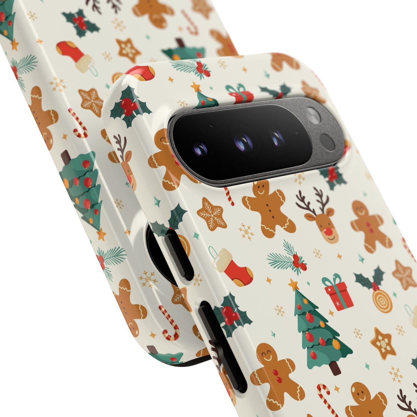 Gingerbread Holidays: Xmas-themed phone case for iPhone, Samsung and Google Pixel