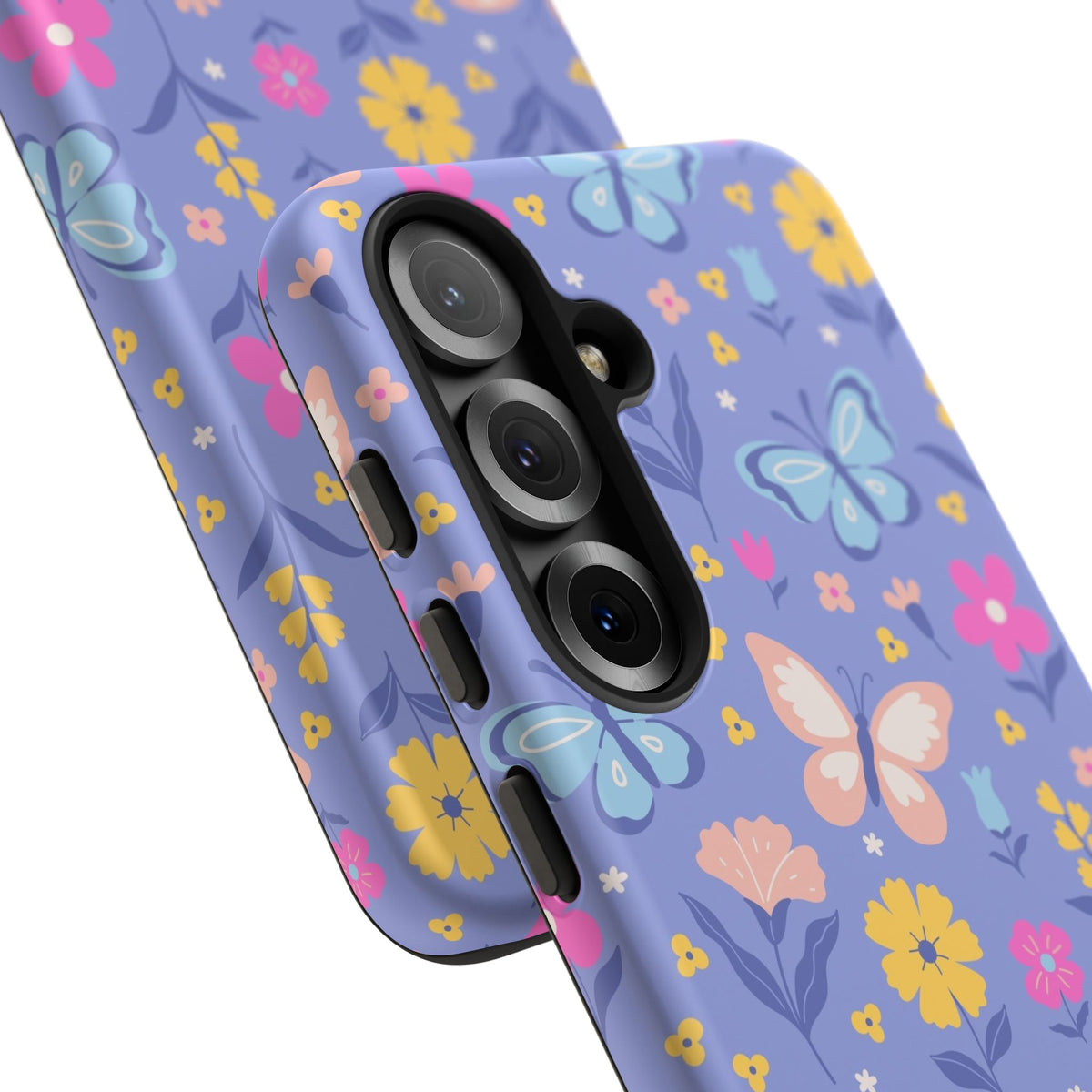 Lavender Butterflies: Tough Phone Case for iPhone, Samsung Galaxy and Google Pixel