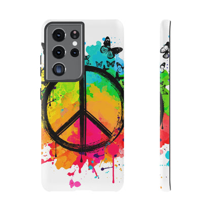 Peace Bloom: Inspiring Phone Case for iPhone and Samsung Galaxy