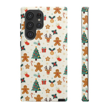 Gingerbread Holidays: Xmas-themed phone case for iPhone, Samsung and Google Pixel