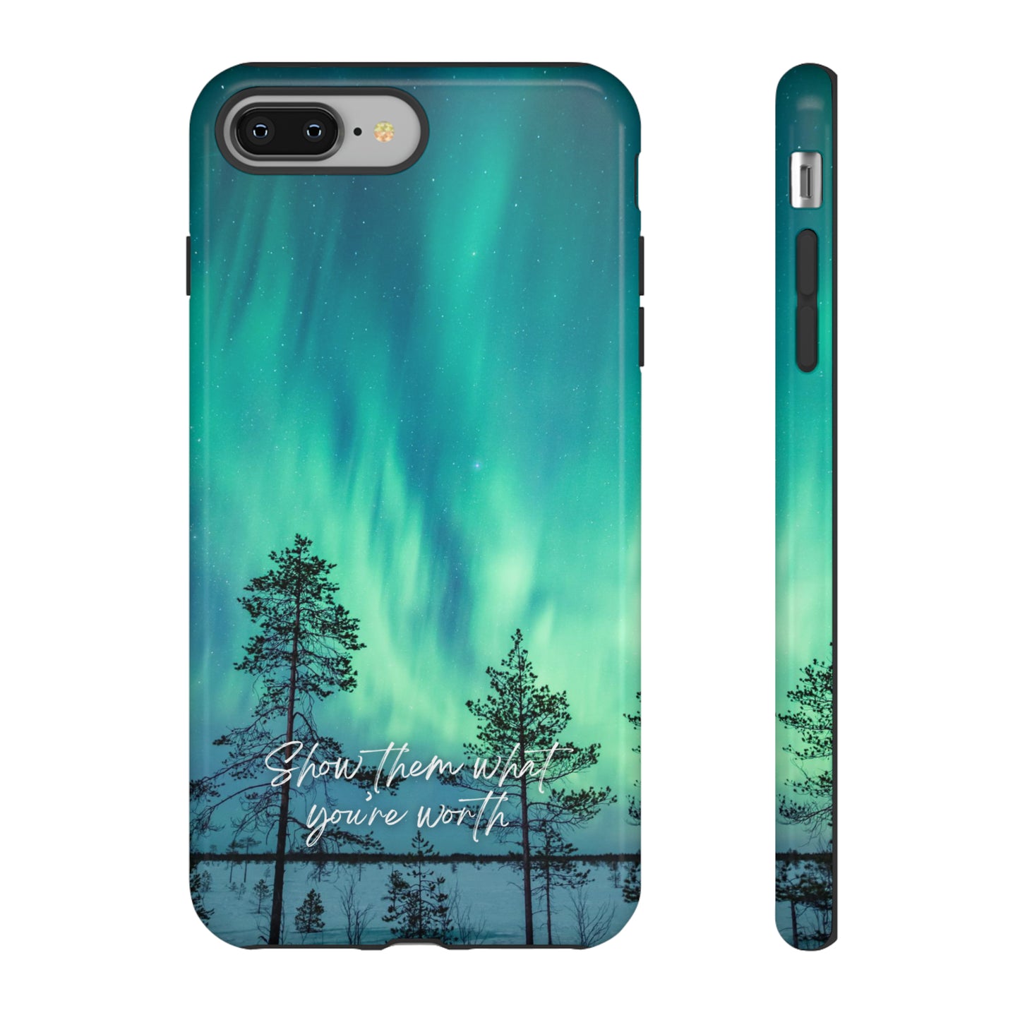 Show them what you're worth: Aurora borealis-inspired phone case for iPhone, Galaxy and Pixel devices