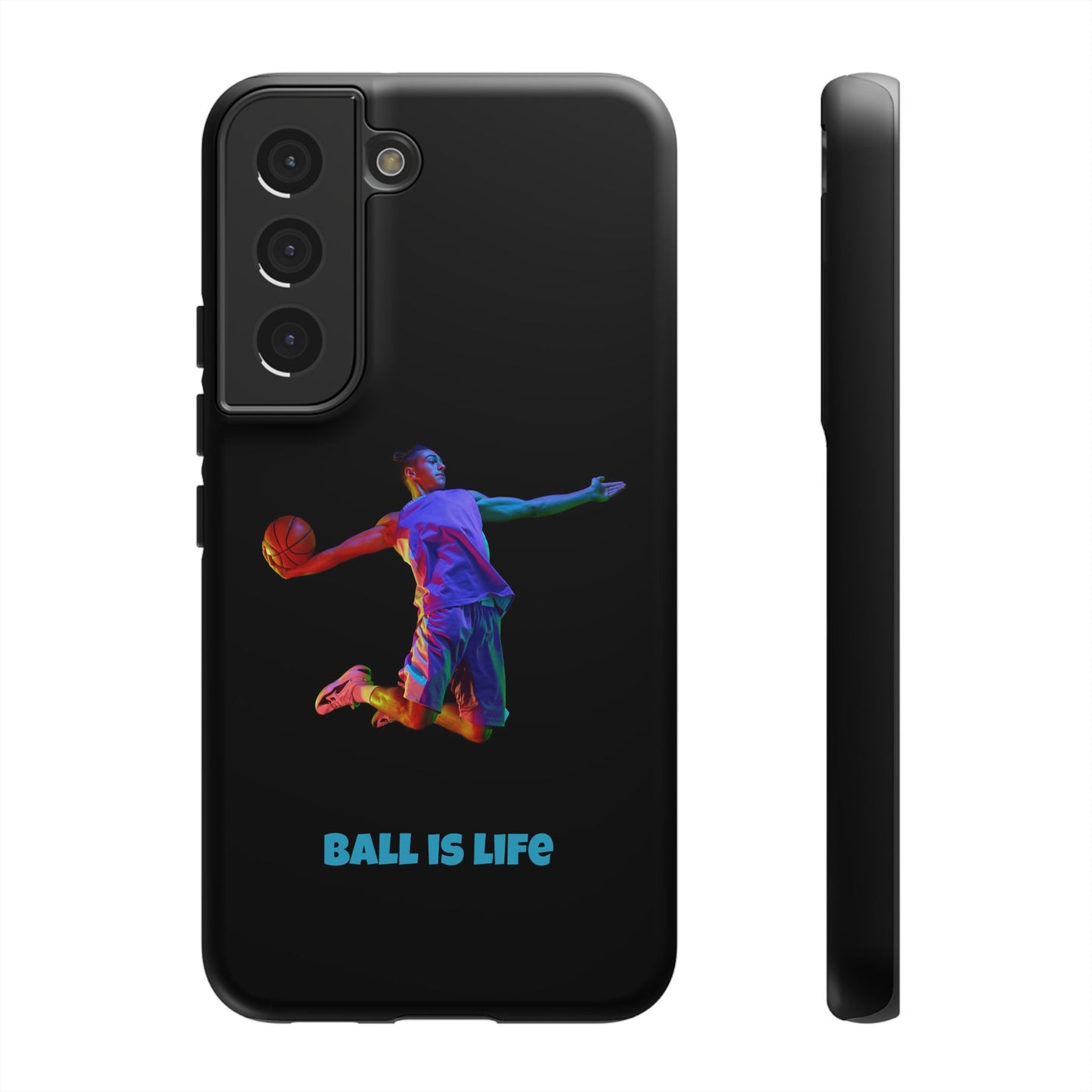 Ball is Life: Basketball Inspired Phone Case for iPhone, Samsung Galaxy and Pixel Devices