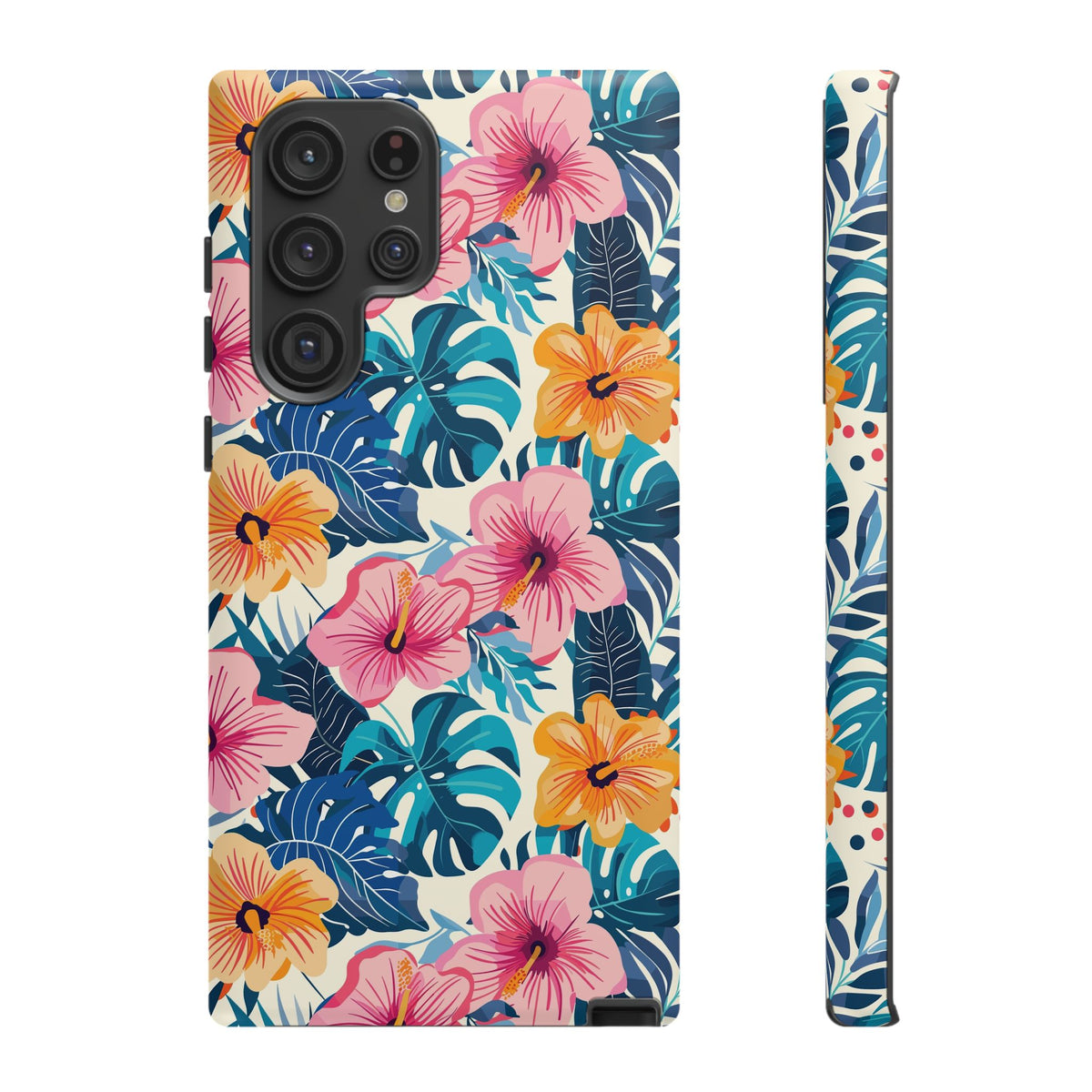 Hibiscus Bloom: Cute Floral Phone Case for iPhone, Samsung and Google Pixel
