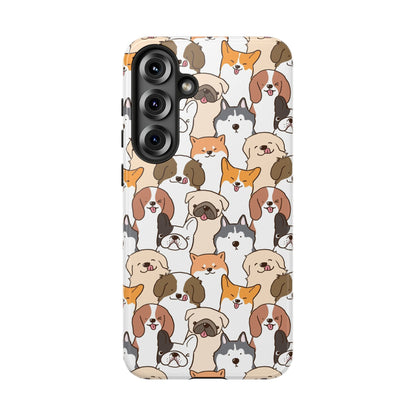 Cute Dogs Charm Phone Case for iPhone, Samsung Galaxy and Google Pixel devices