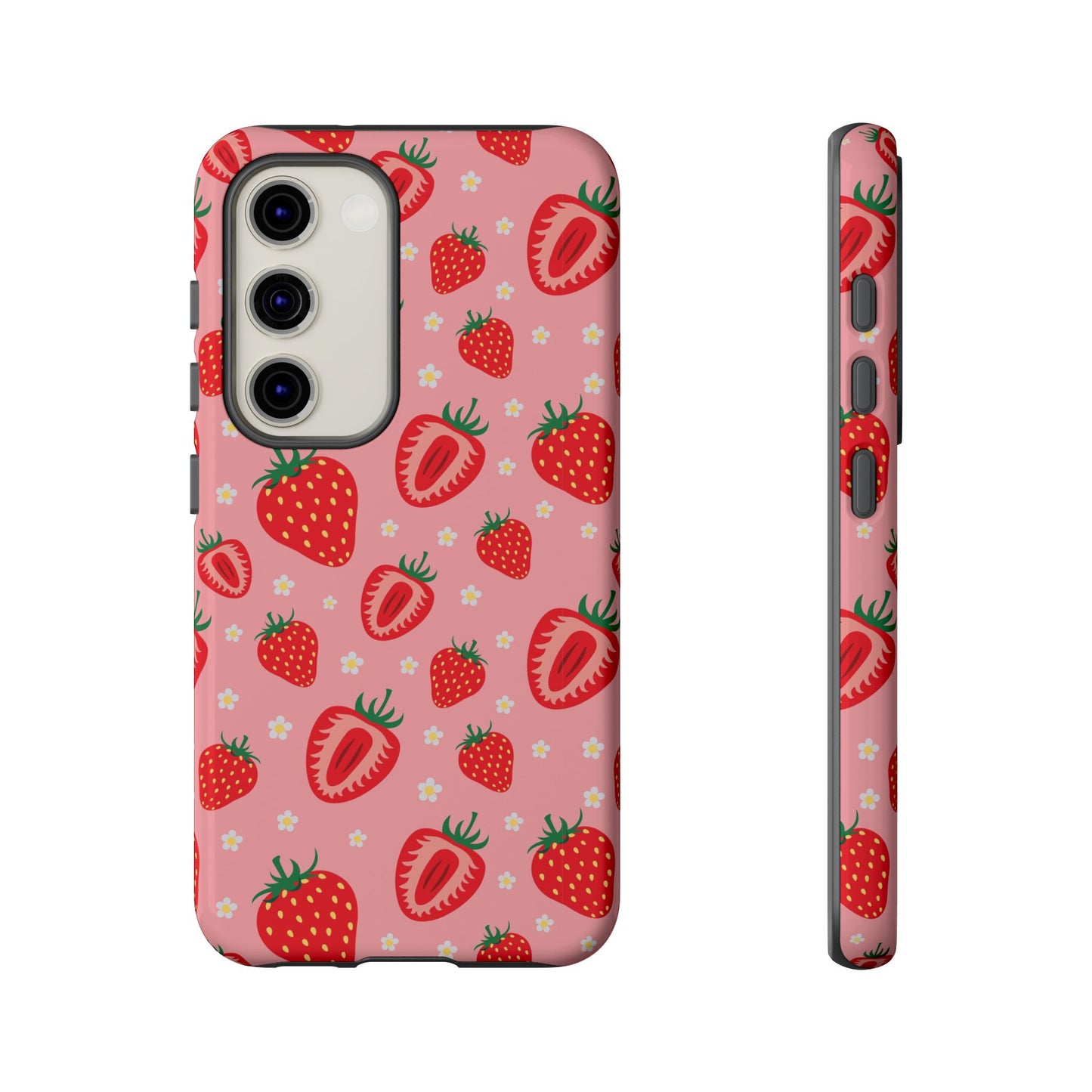 Berry Strawberry: Fruit-inspired phone case for iPhone, Samsung Galaxy and Google Pixel devices