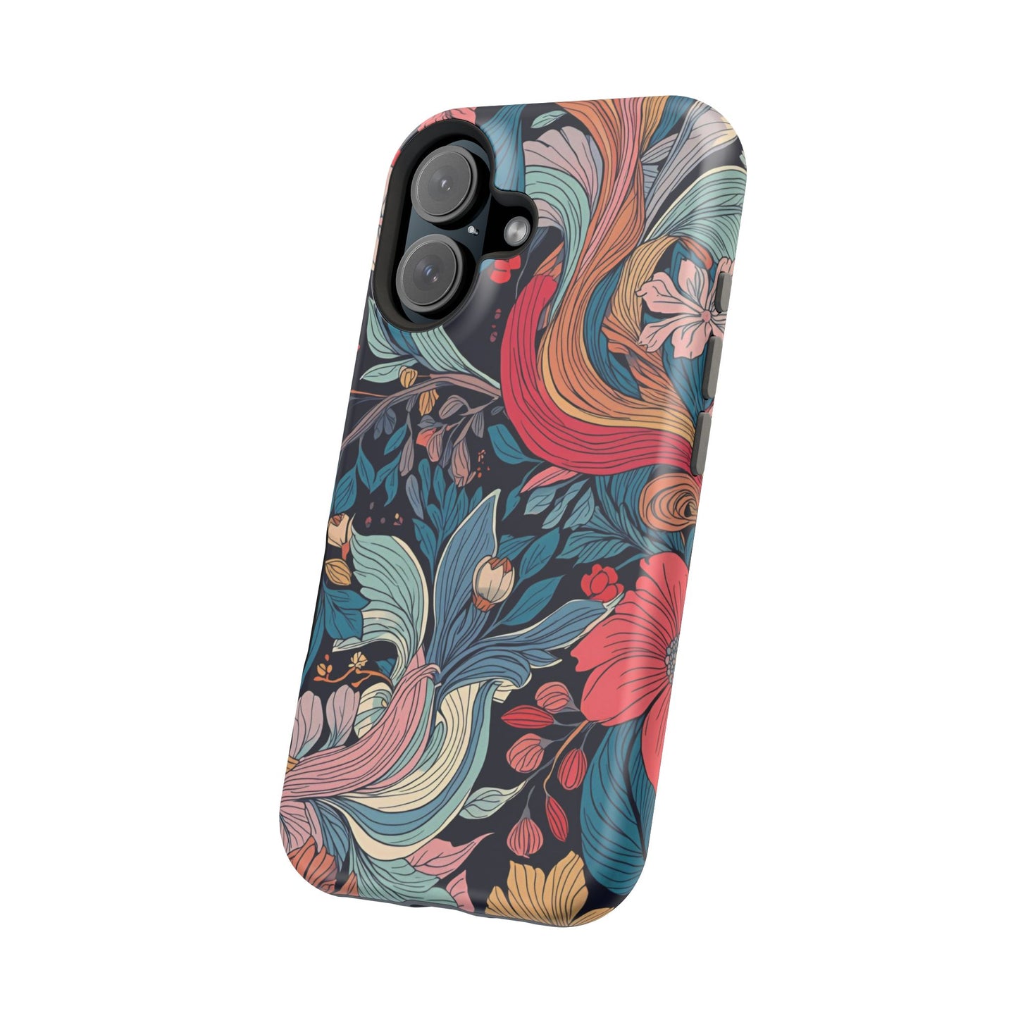 Floral Charm (MagSafe version): Fashion Phone Case for iPhone