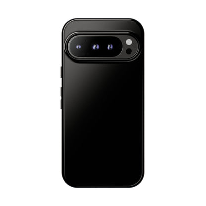 Space Black: Pure black phone case for iPhone, Samsung Galaxy and Google Pixel devices