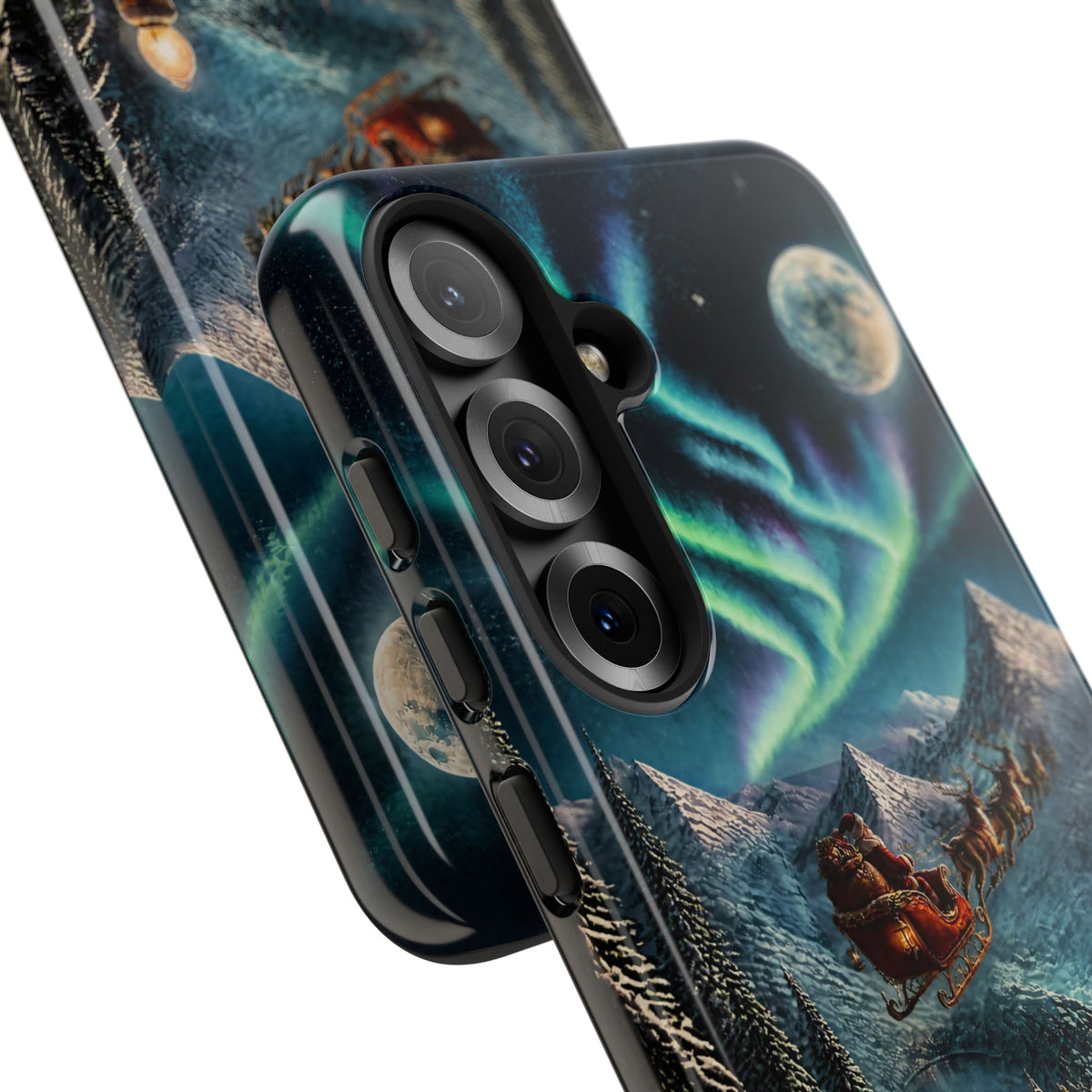 Santa Claus North Pole Adventure: Christmas Themed Phone Case for iPhone, Samsung Galaxy and Google Pixel devices